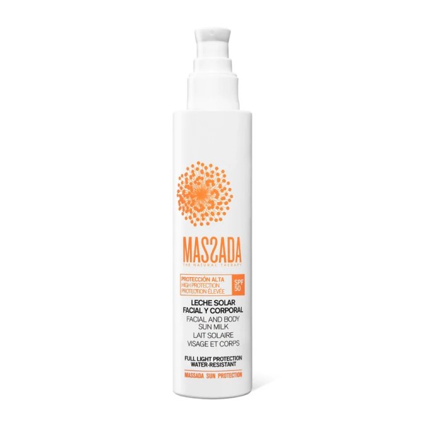 LECHE SOLAR FACIAL Y CORPORAL SPF 50 PROTECCIÓN ALTA 200ml